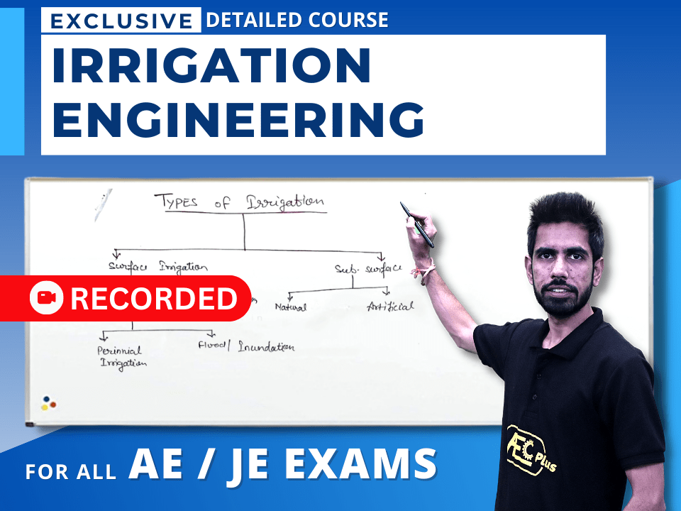 Irrigation Engineering - For ALL JE/AE Exams (Recorded Course)'s image
