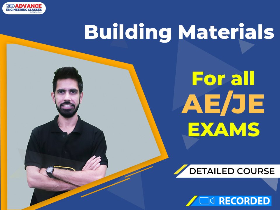 Building Materials (BMC) - for All JE/AE Exam's image