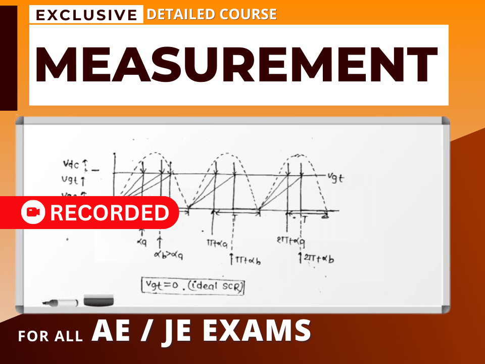 Measurement - For all JE/AE Exams (Recorded Course)'s image