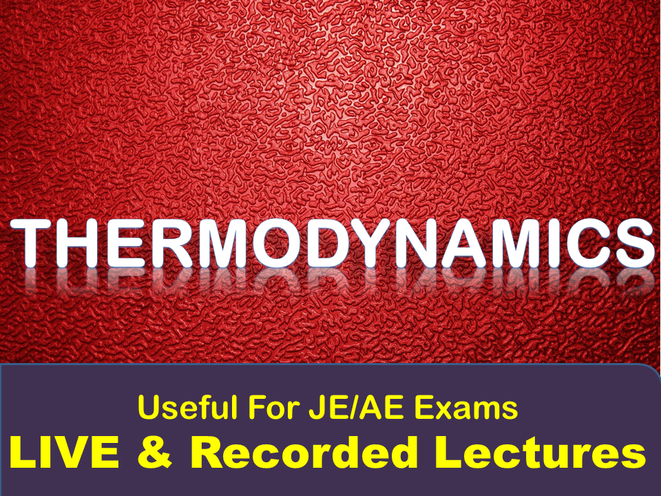 Thermodynamics LIVE - For ALL JE/AE Exams.'s image