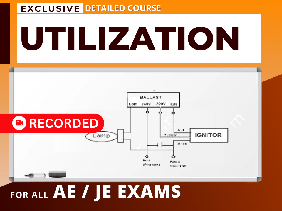 Utilization - For All JE/AE Exams (Recorded Course)'s image