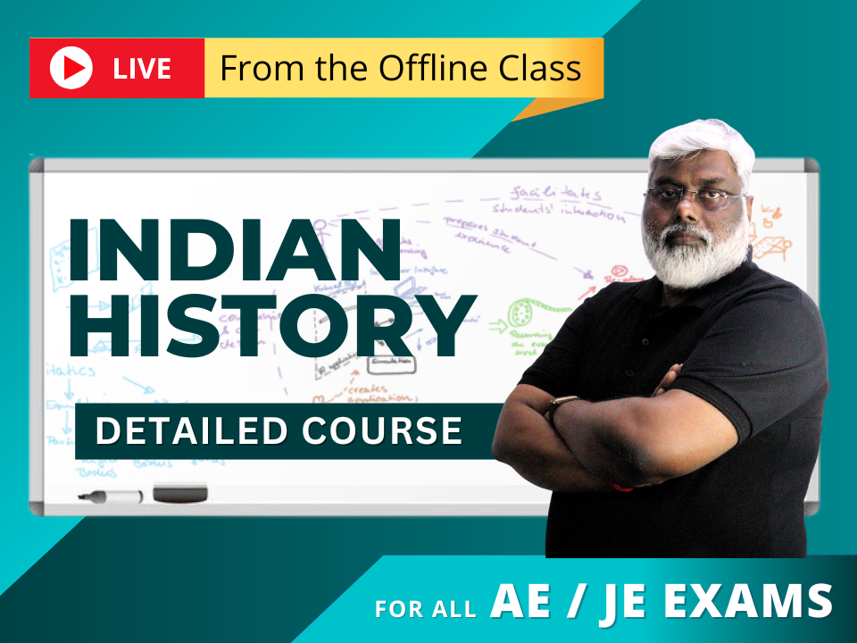 History "Live Course" - For All JE Exams's image